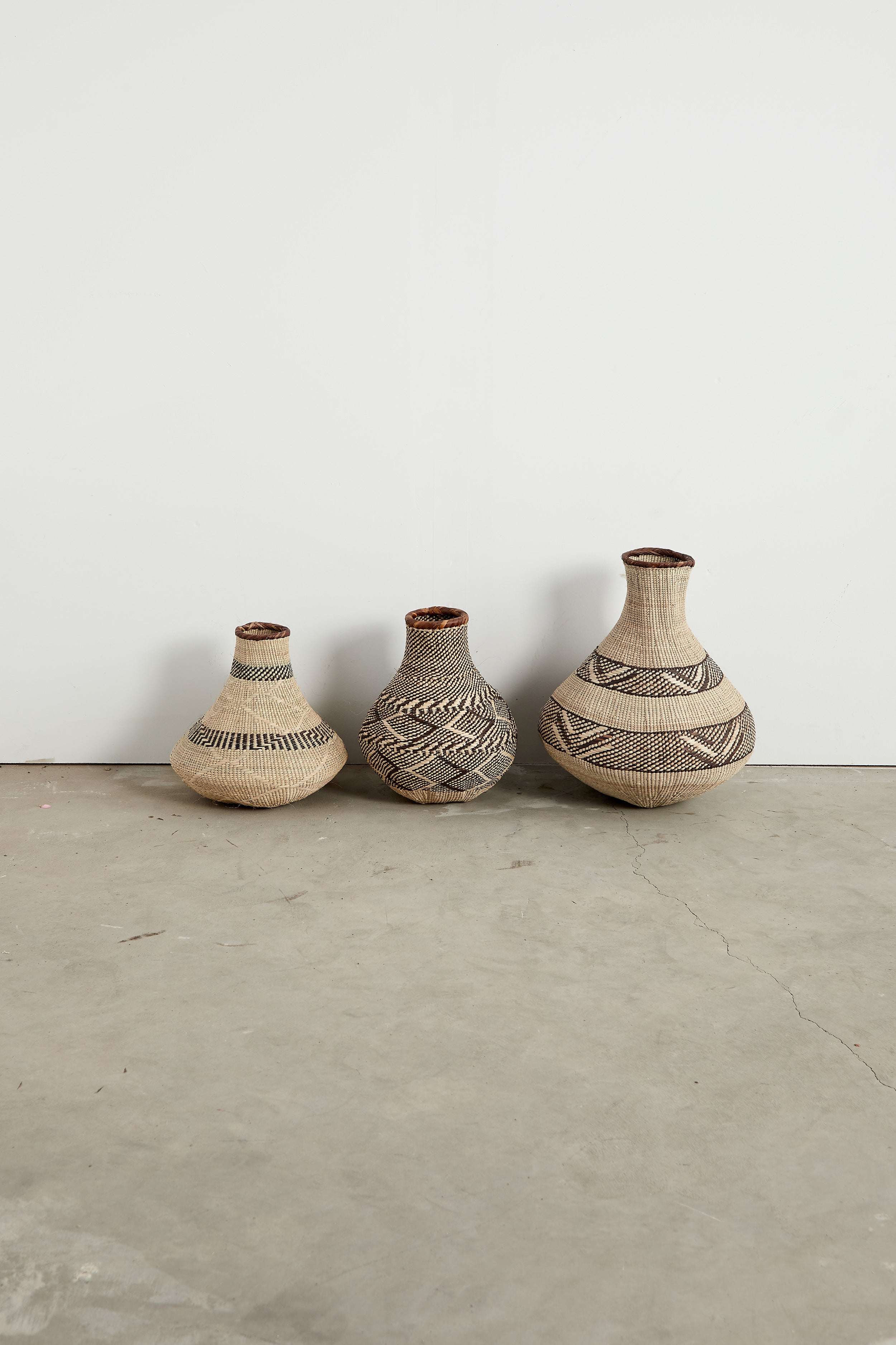 Patterned Binga Nongo Gourd Woven Basket-14