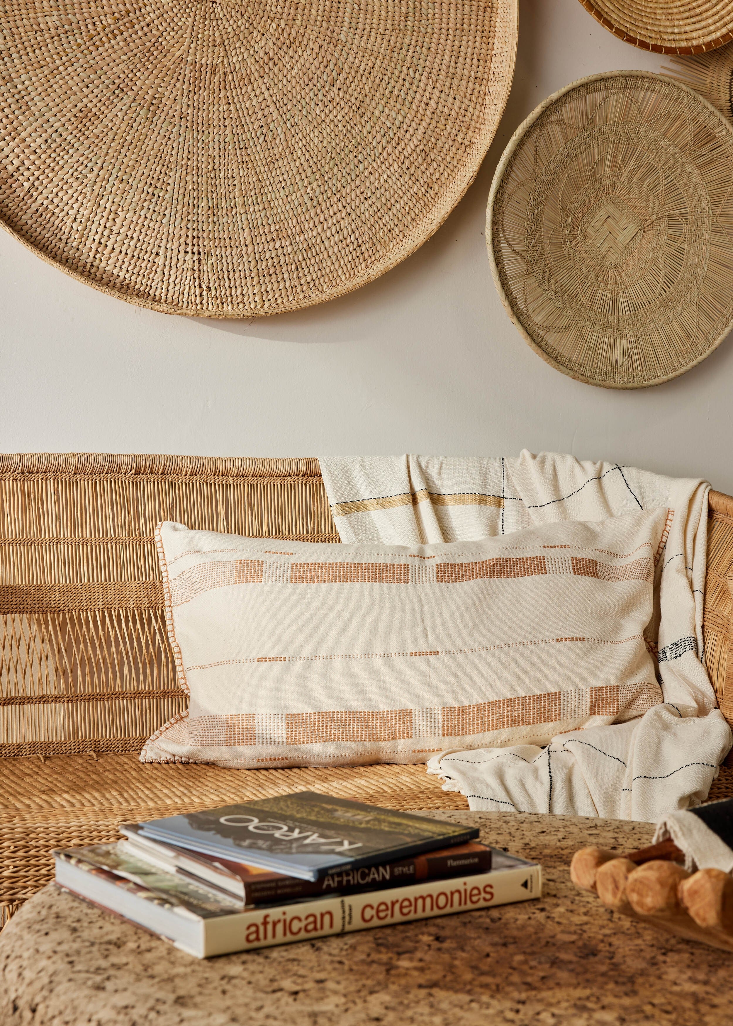 Fulcrum Sahara Oversized Cotton Lumbar Pillow-2