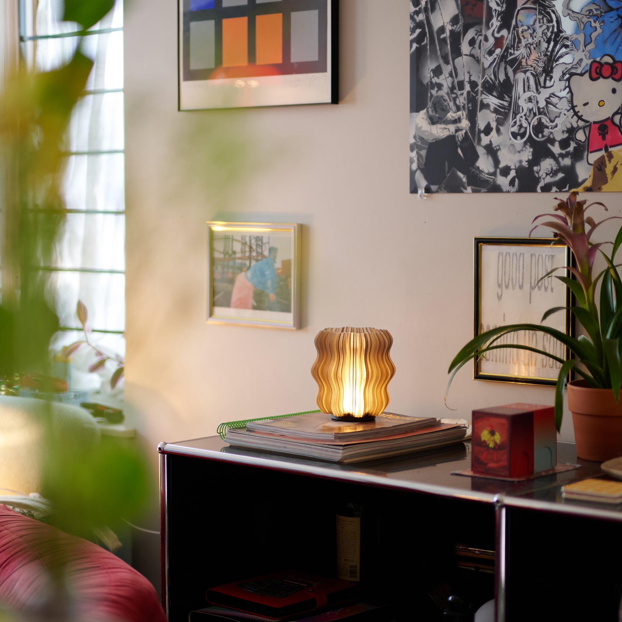 Cordless Mini Wavy Lamp-6