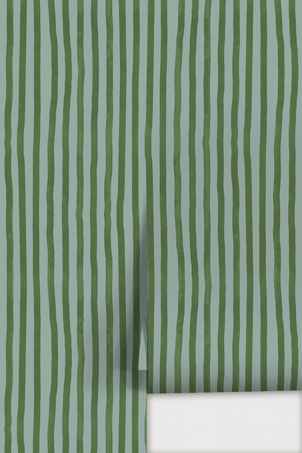 Dolce Stripe Wallpaper, blue and green-2