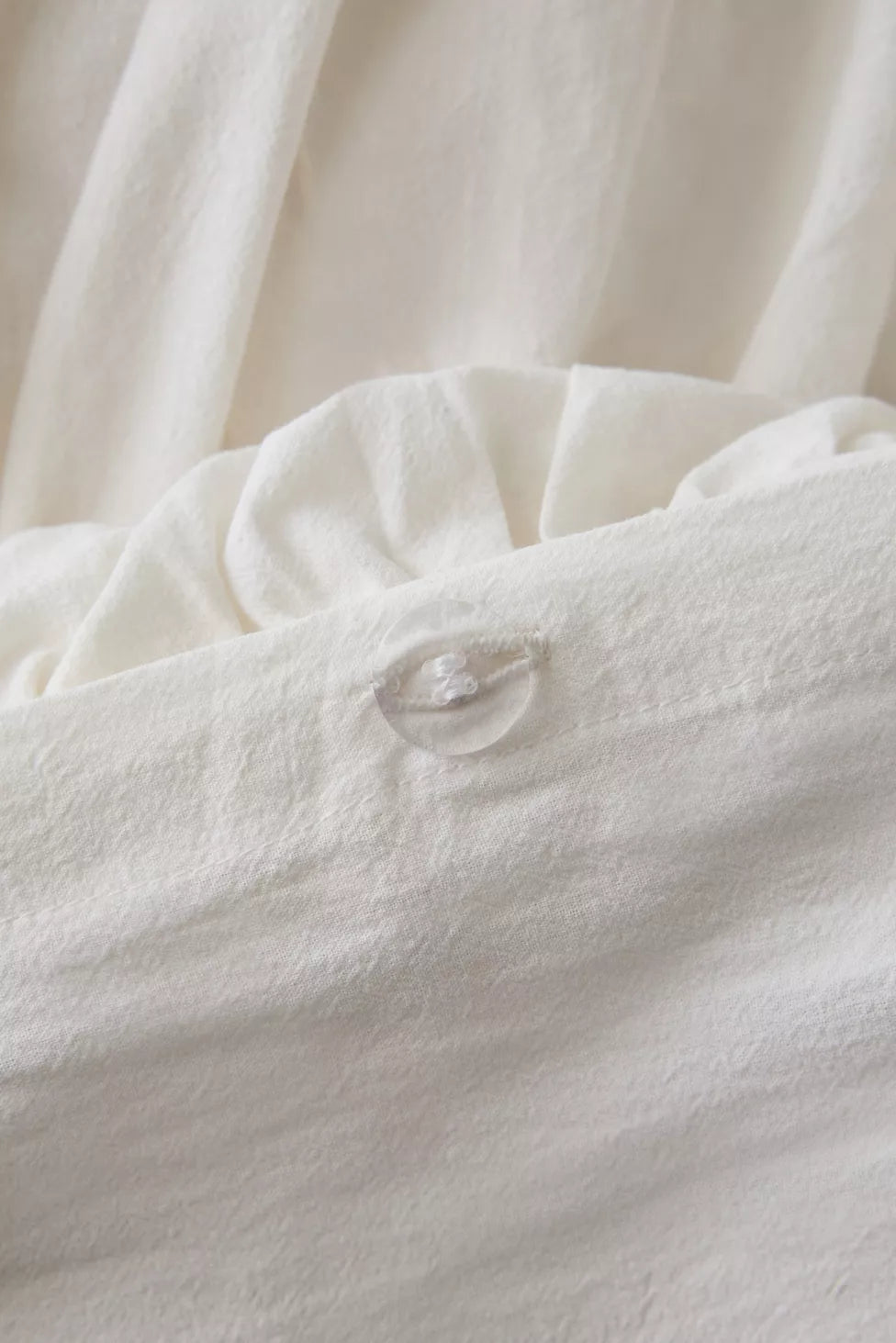 Lull Ruched Duvet Cover Set | Textured Cotton Bedding | Fresh Pleat-8