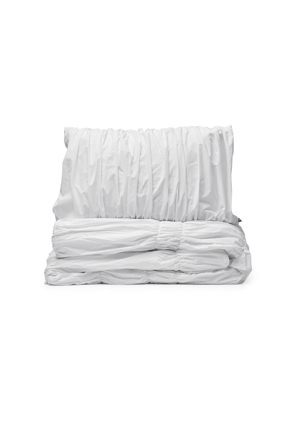 Lull Ruched Duvet Cover Set | Textured Cotton Bedding | Fresh Pleat-5