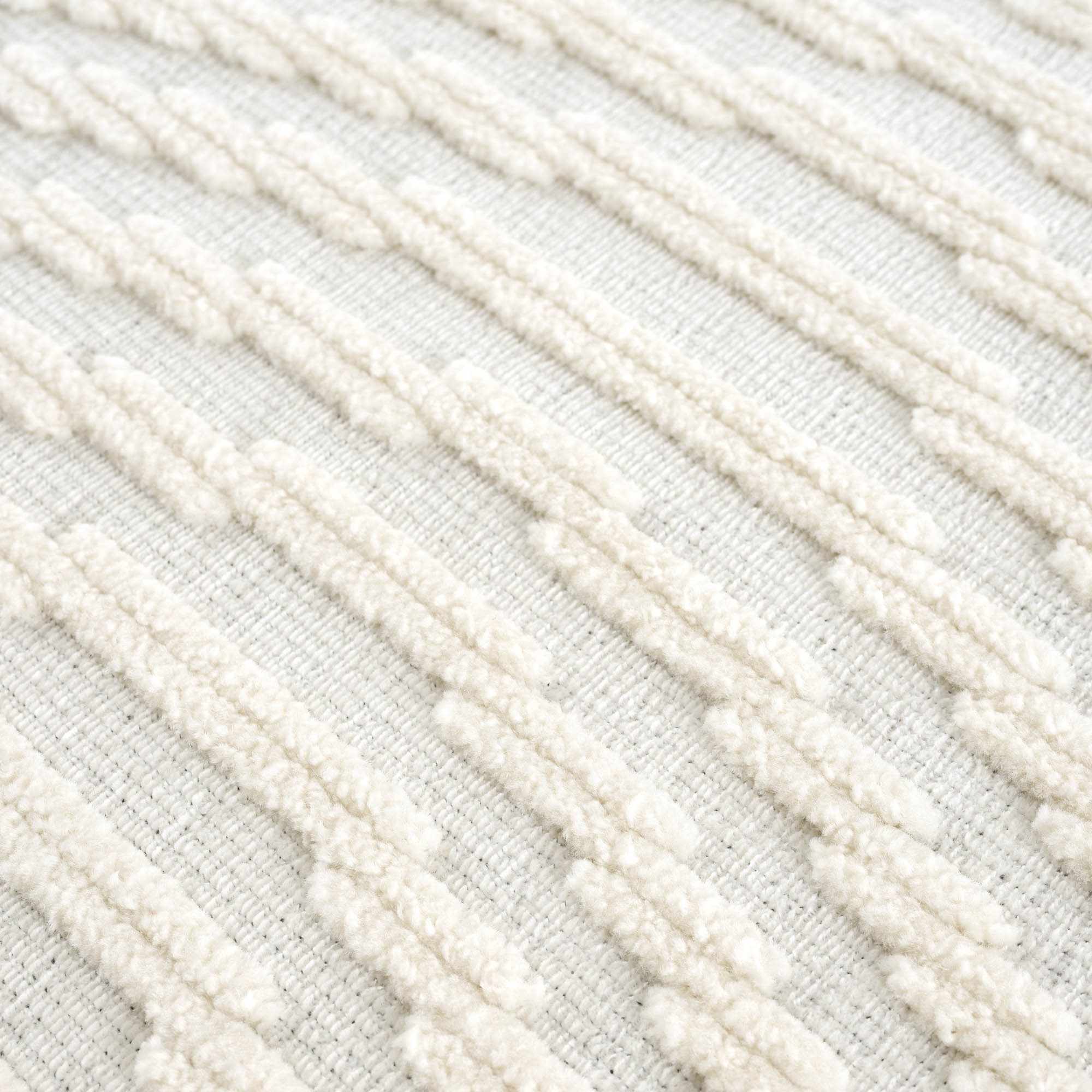 Deron White Washable 3D Rug-16