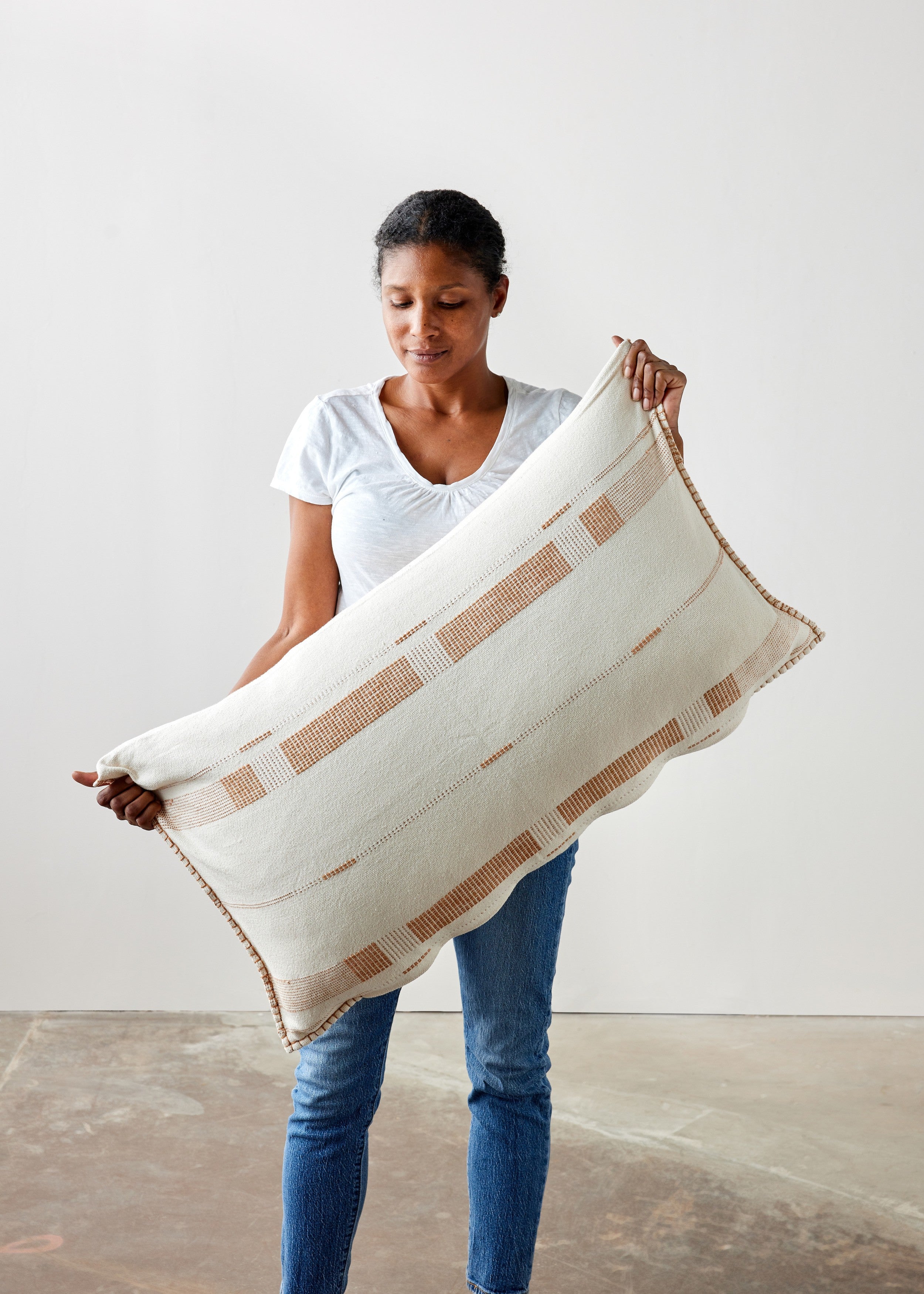 Fulcrum Sahara Oversized Cotton Lumbar Pillow
