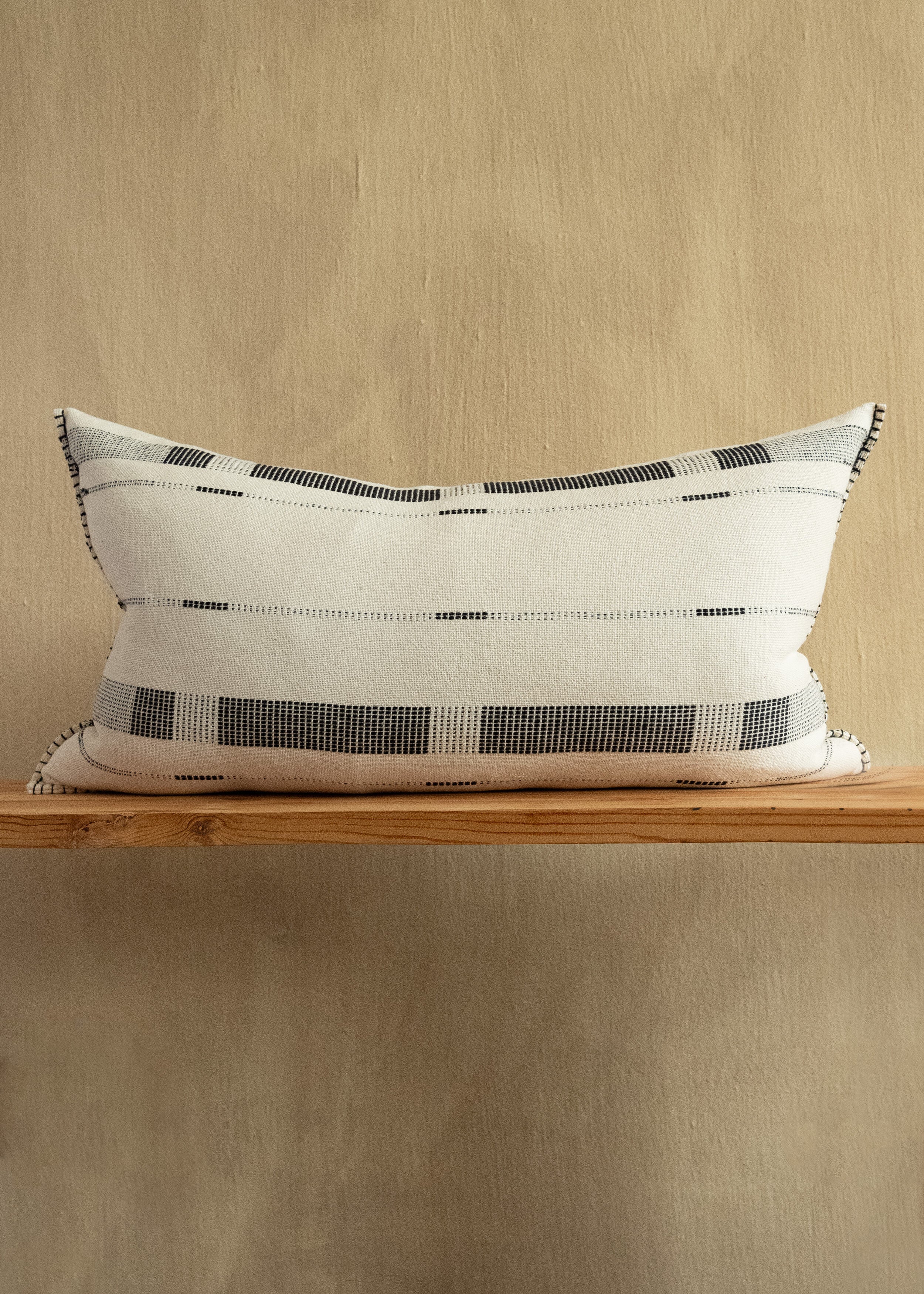 Fulcrum Onyx Oversized Cotton Lumbar Pillow-2