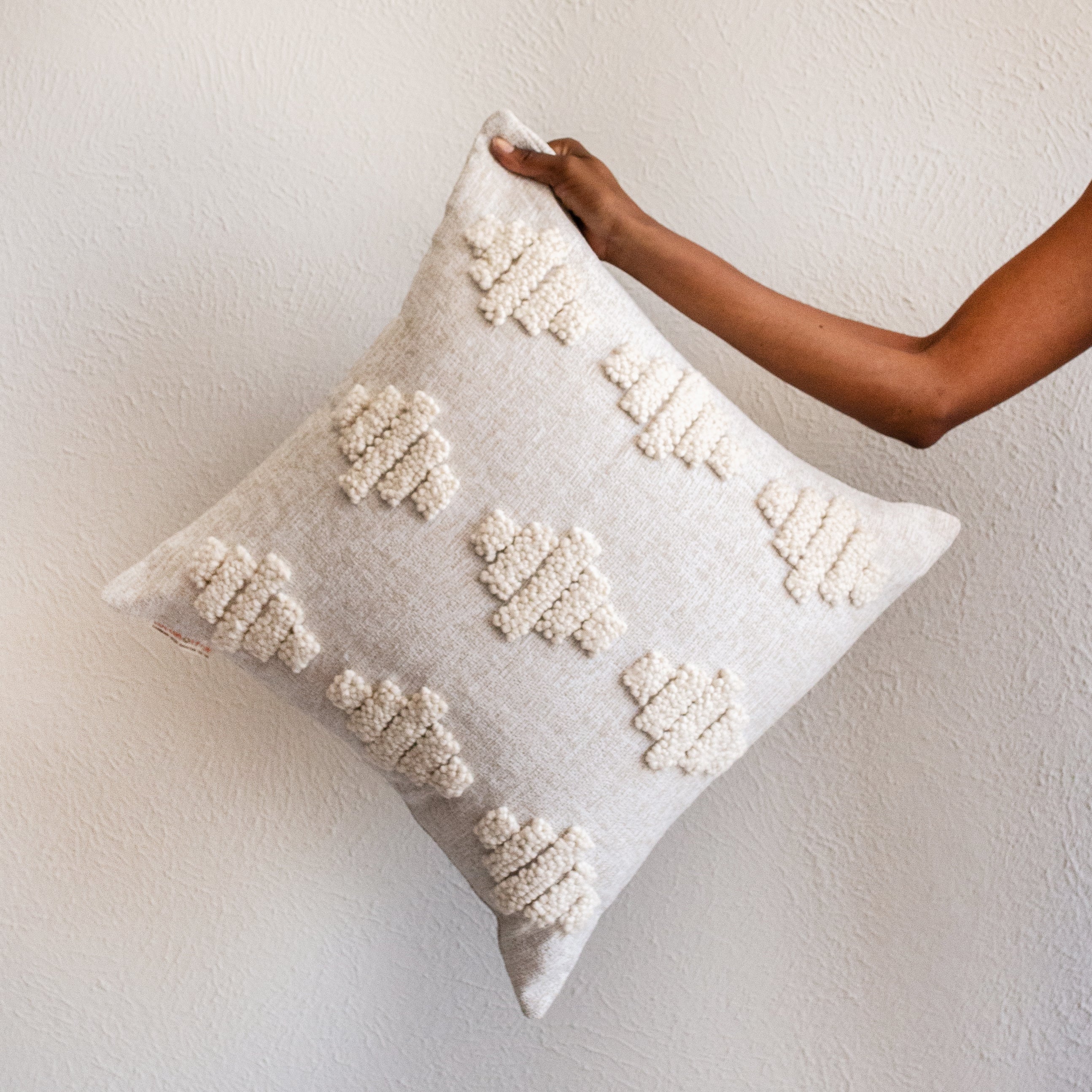 Isuvinu Cotton Square Throw Pillow-5