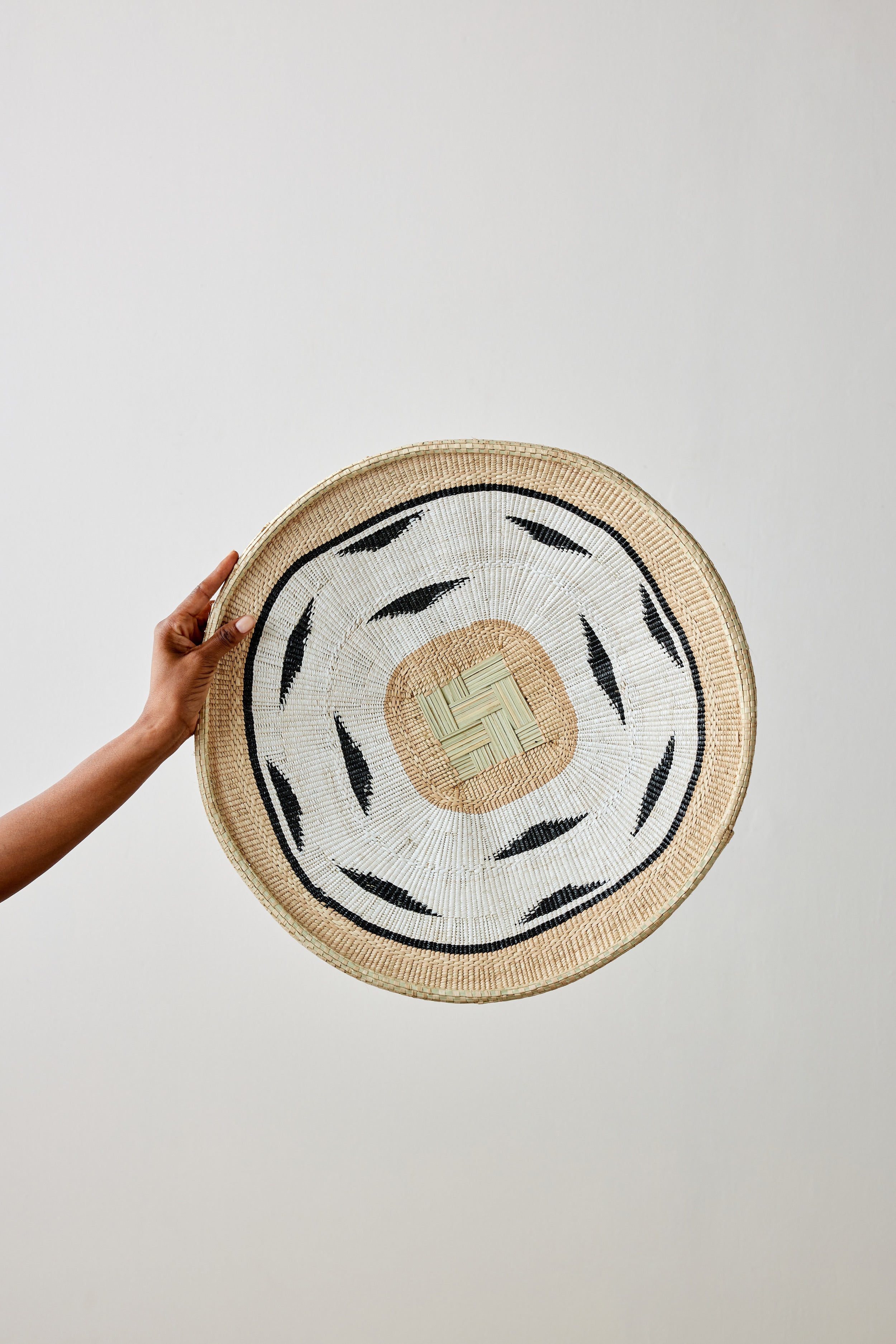 Nolyia White Flat Basket-5
