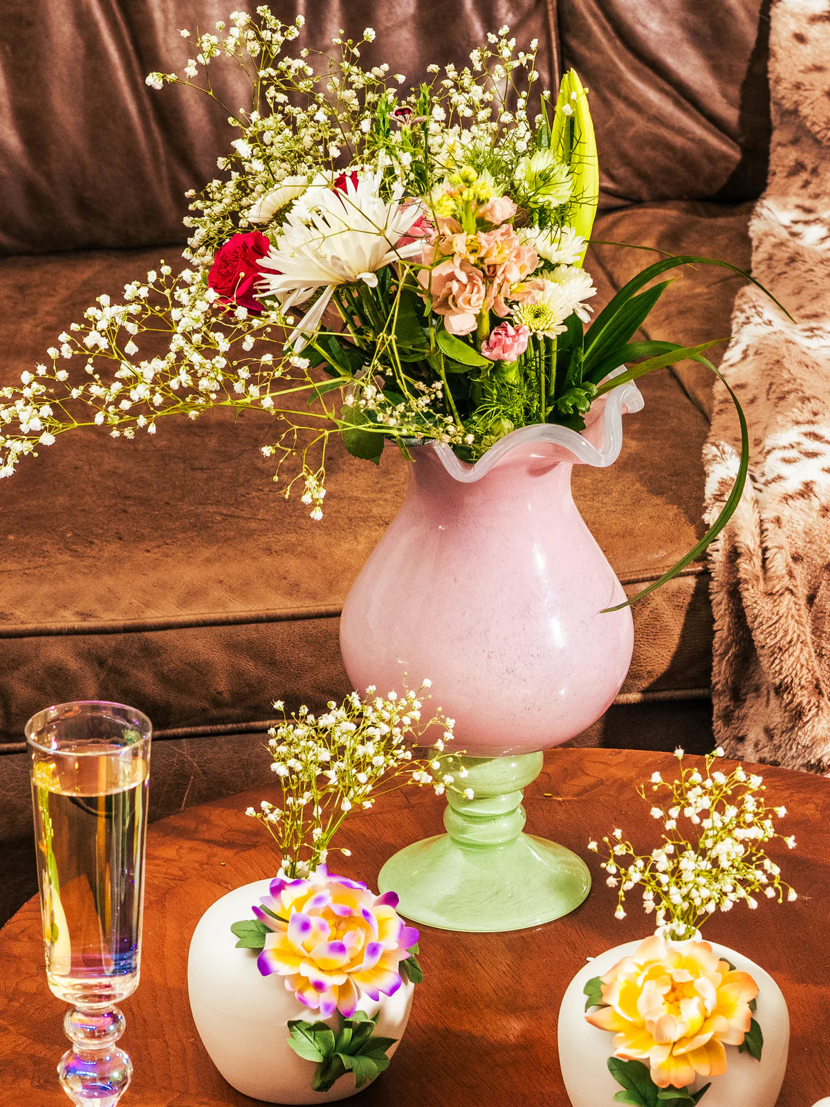 Sunrise Blush Vase-5