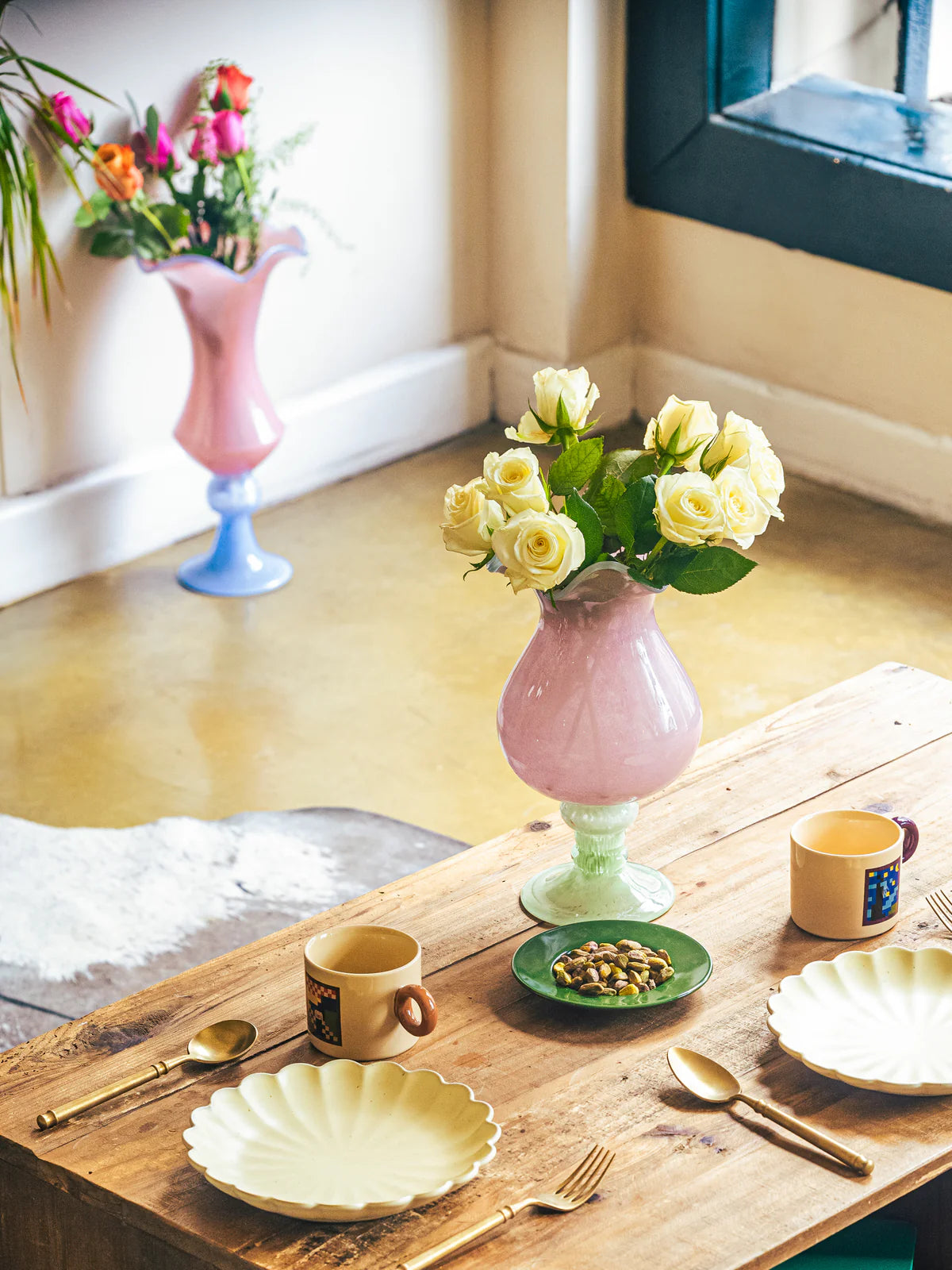 Sunrise Blush Vase-7