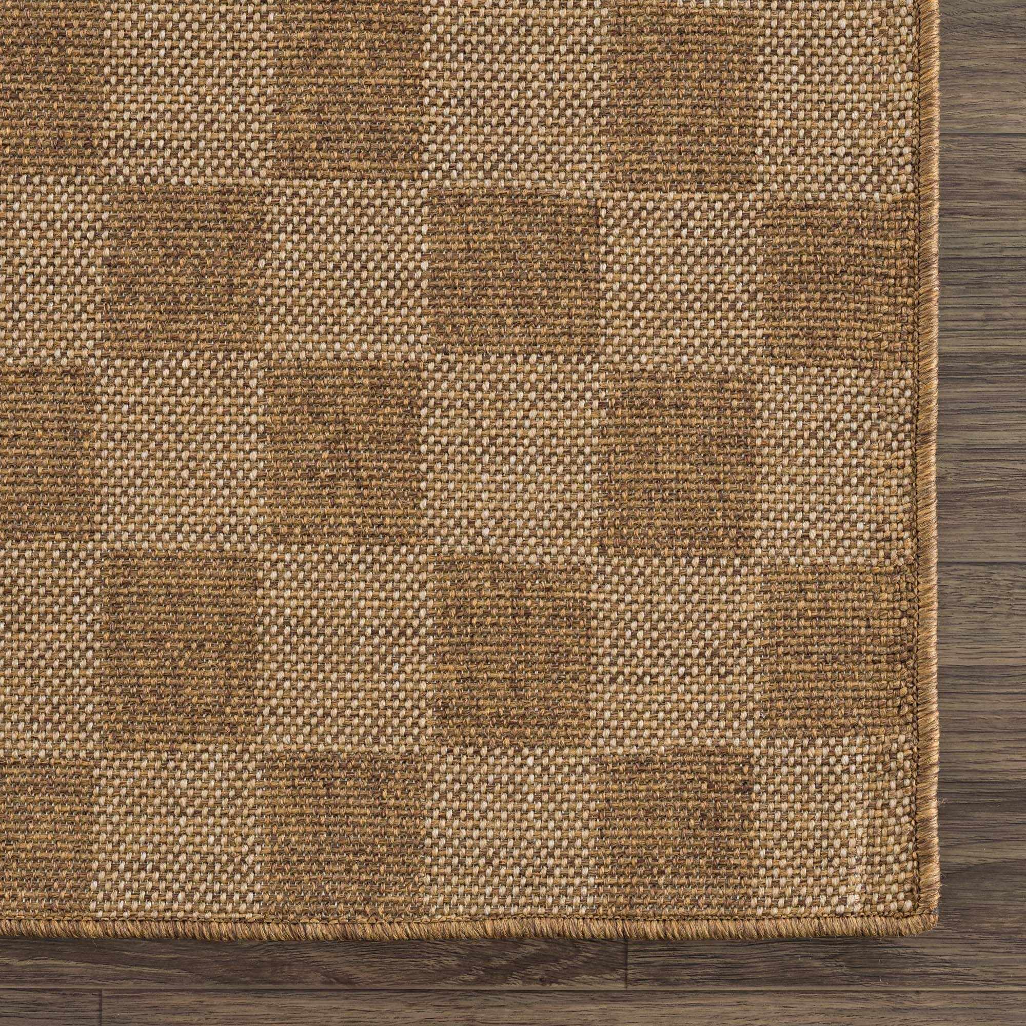 Kuval Checkered Brown Rug-10