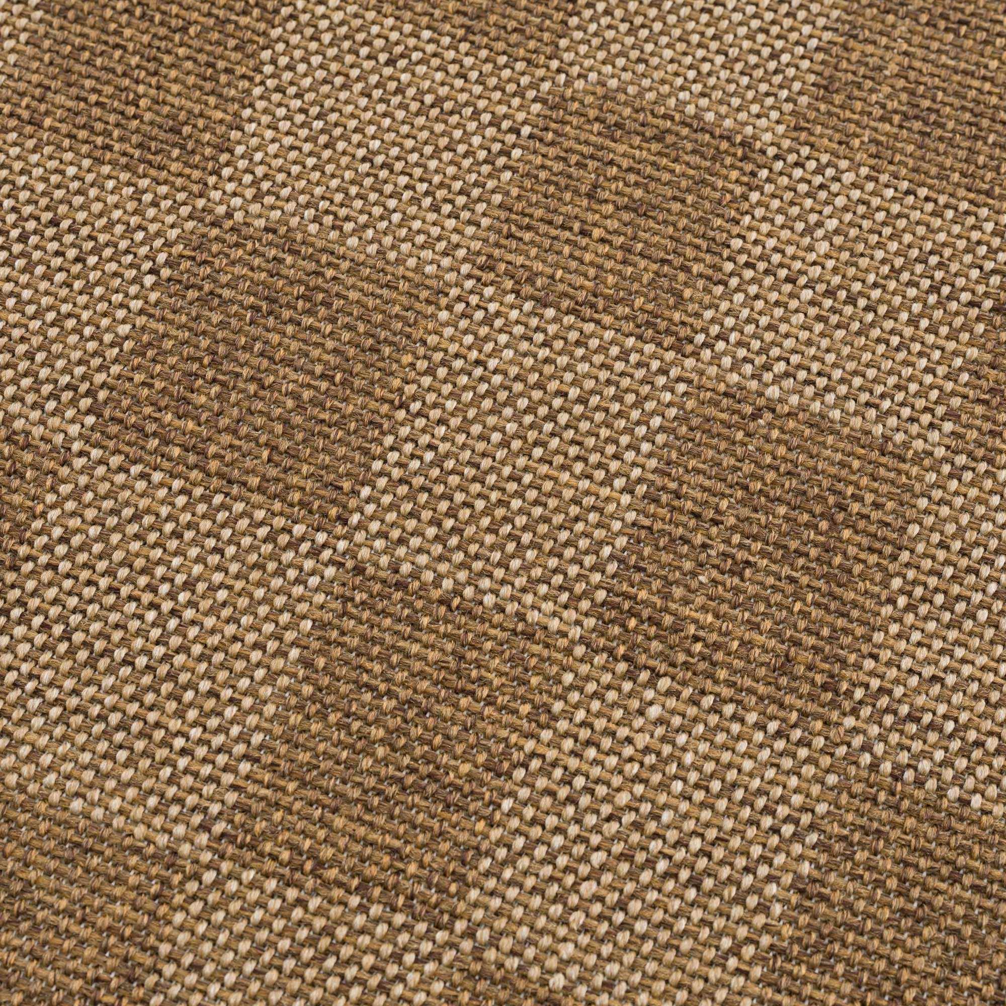 Kuval Checkered Brown Rug-18