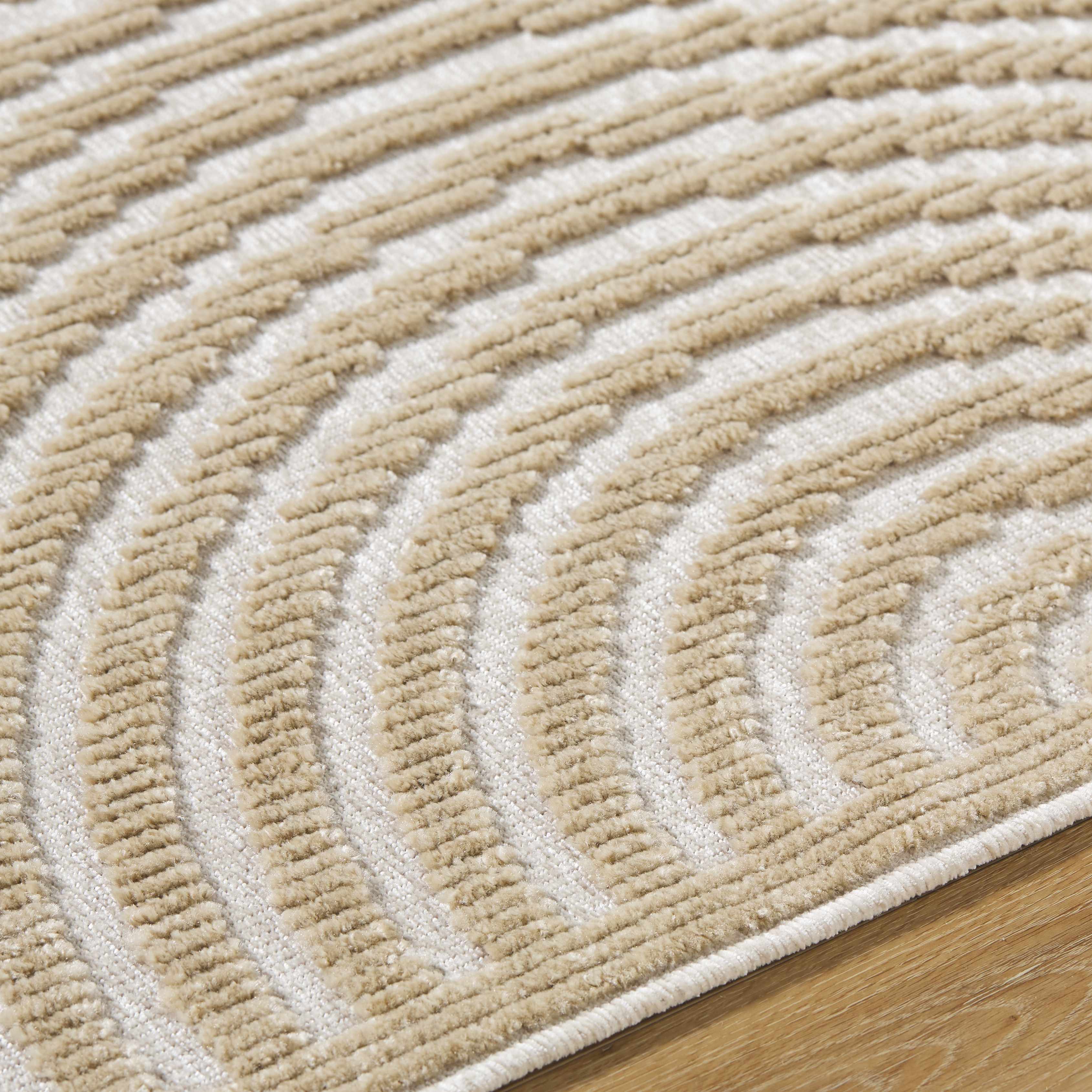 Deron Beige Washable Area Rug-7