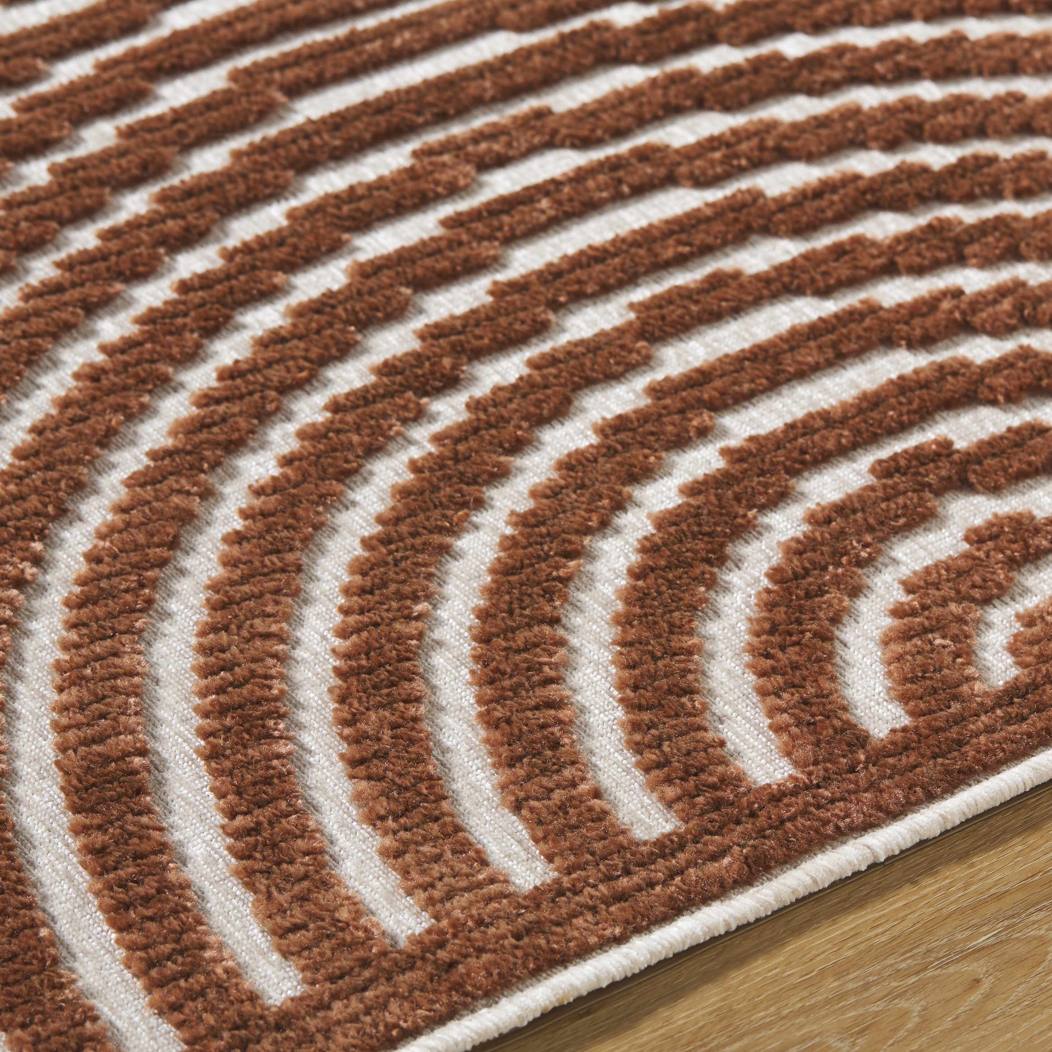 Deron Brown Washable Area Rug-7