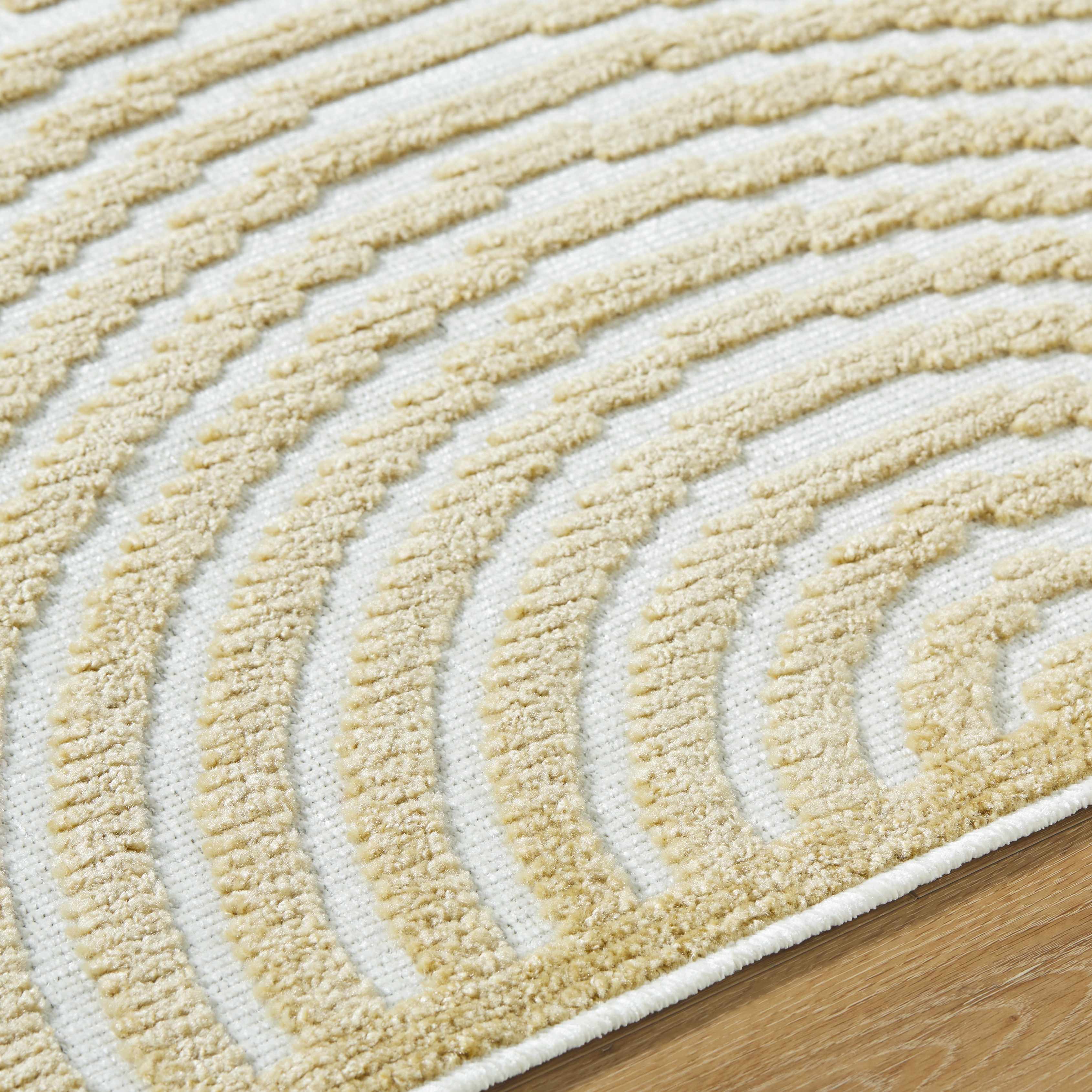 Deron Mustard Washable Area Rug-7