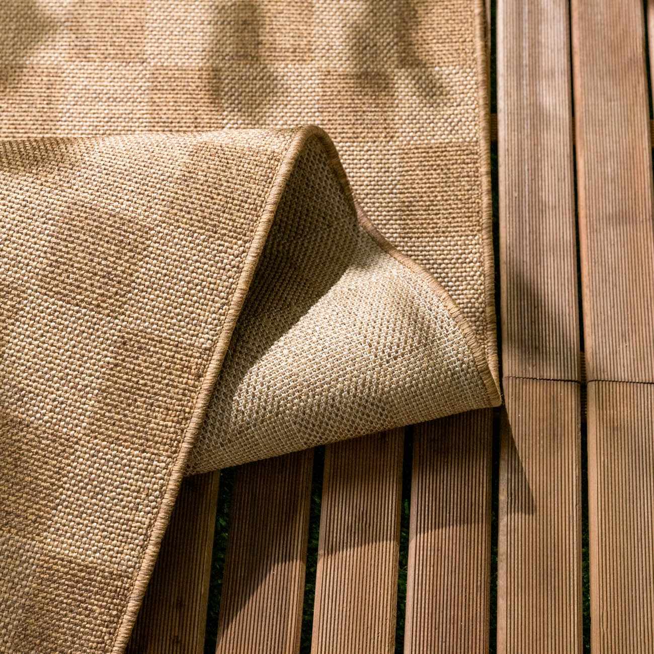 Kuval Checkered Brown Rug-28