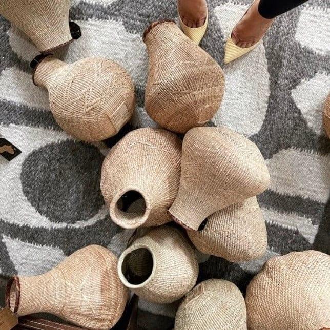 Binga Nongo Natural Woven Gourd Basket-12