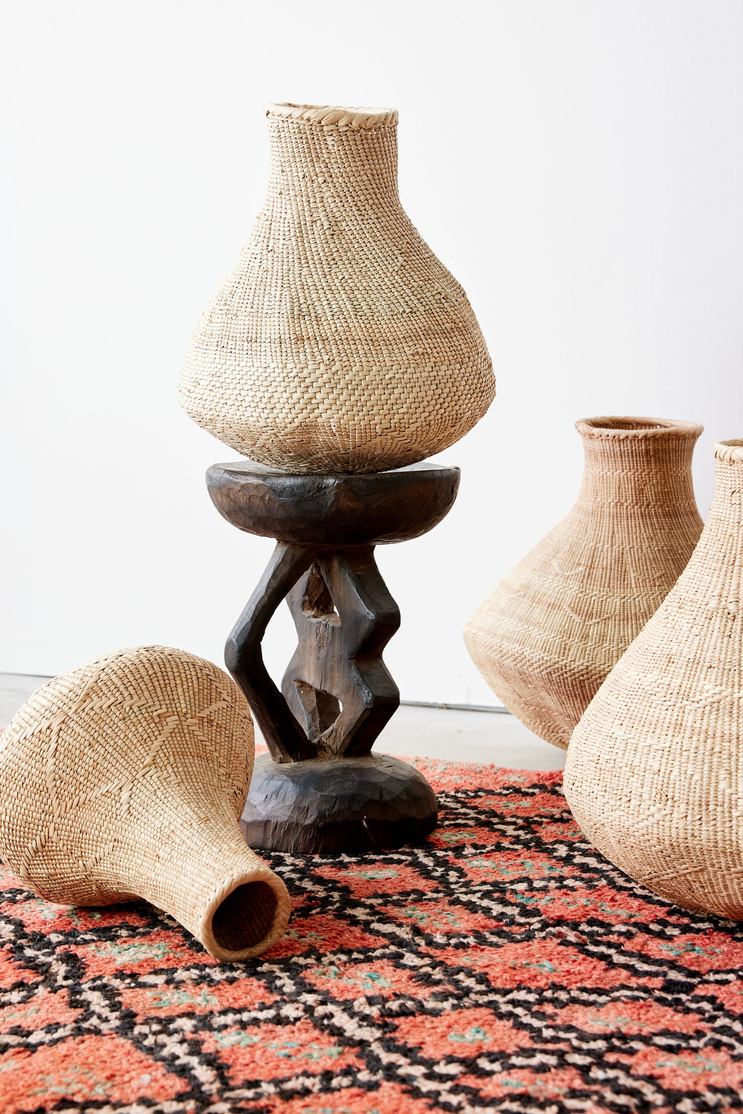 Binga Nongo Natural Woven Gourd Basket-4