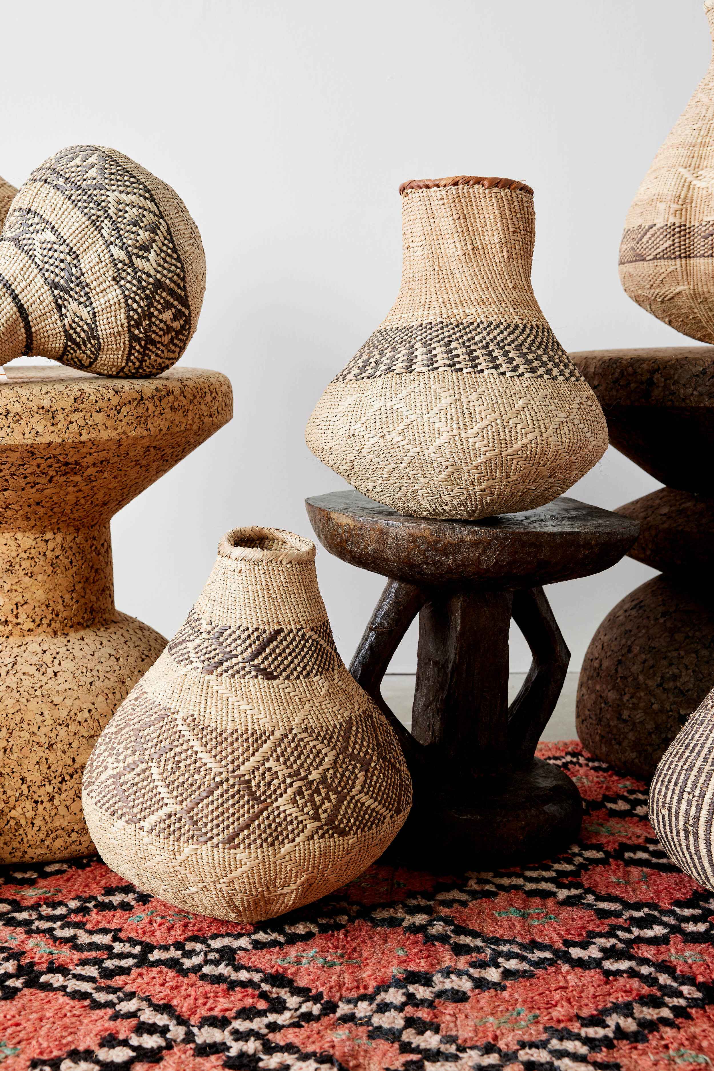 Patterned Binga Nongo Gourd Woven Basket-9