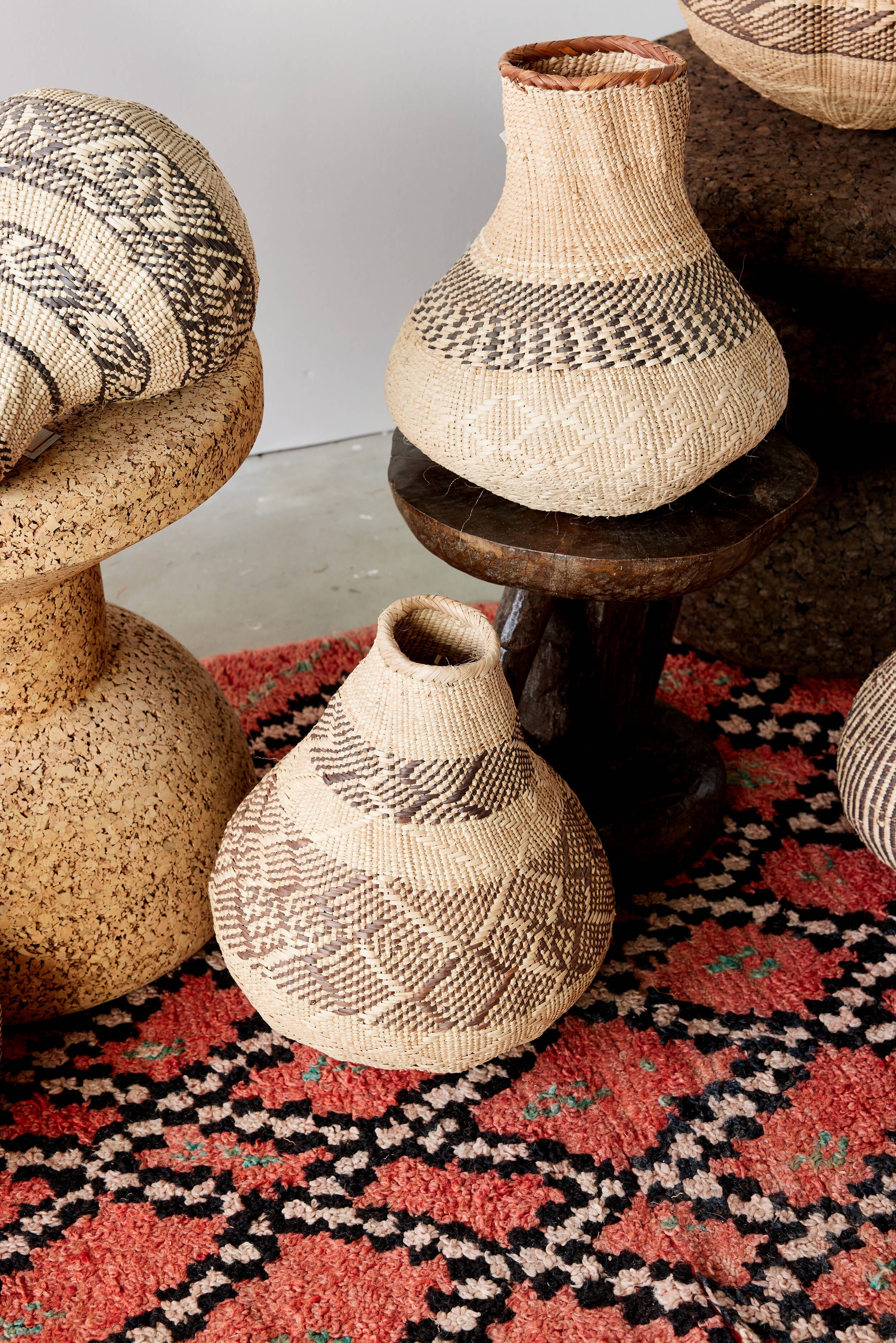 Patterned Binga Nongo Gourd Woven Basket-10